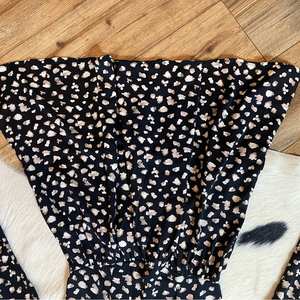 Abercrombie & Fitch mini dress, all-over animal print, V-Neck - Picture 6 of 11